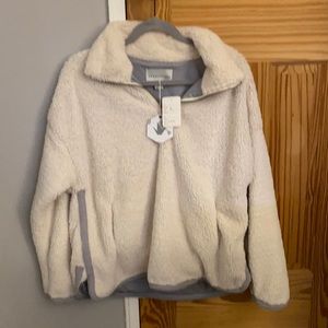 Warm and cozy fuzzy fully lined sweatshirt